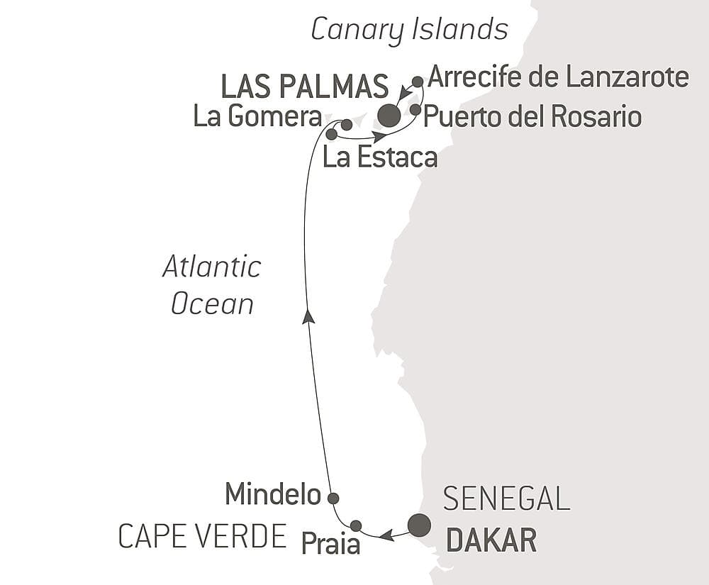 Volcanic landscapes from Cape Verde to Canary Islands