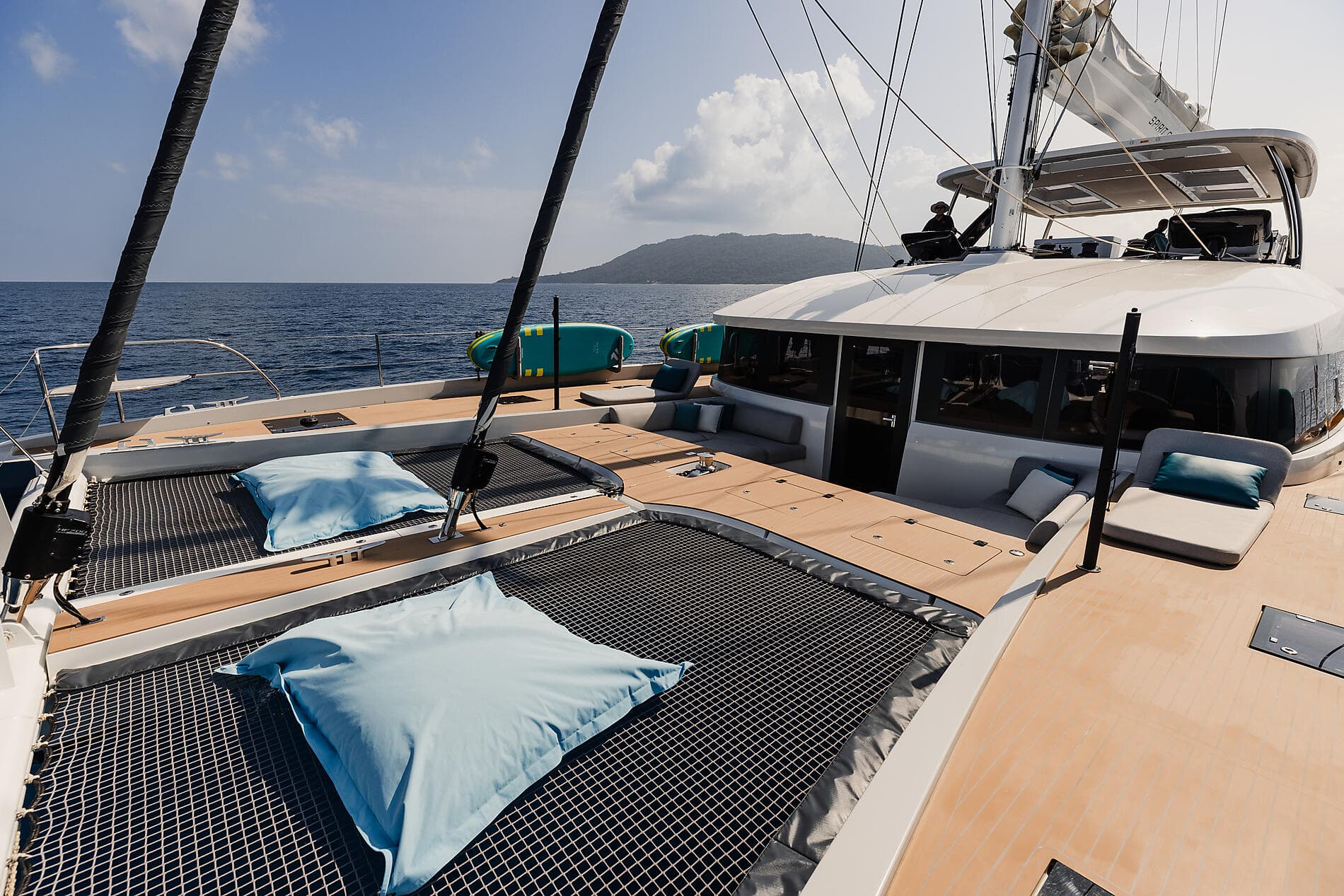 The Seychelles, under sail aboard the Spirit of Ponant
