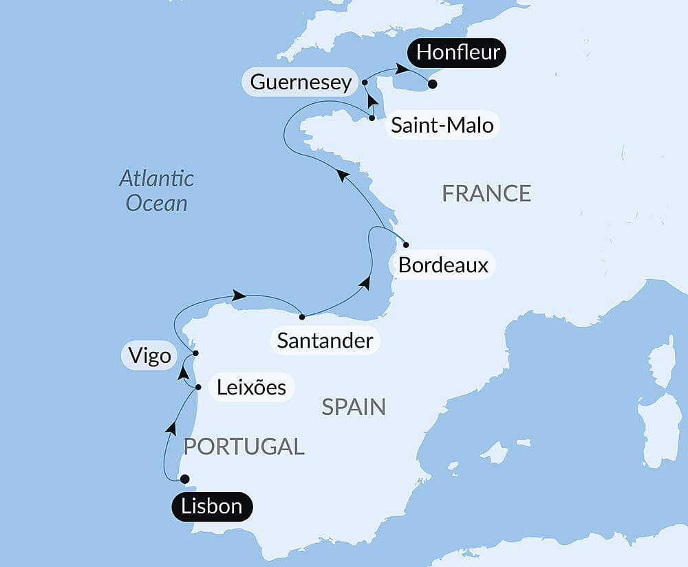 The Iberian Peninsula and Fortified cities of the Atlantic null