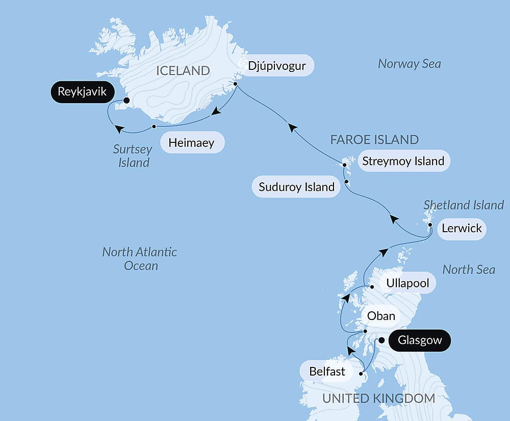 Wild lands of Scotland, the Faroe Islands and Iceland