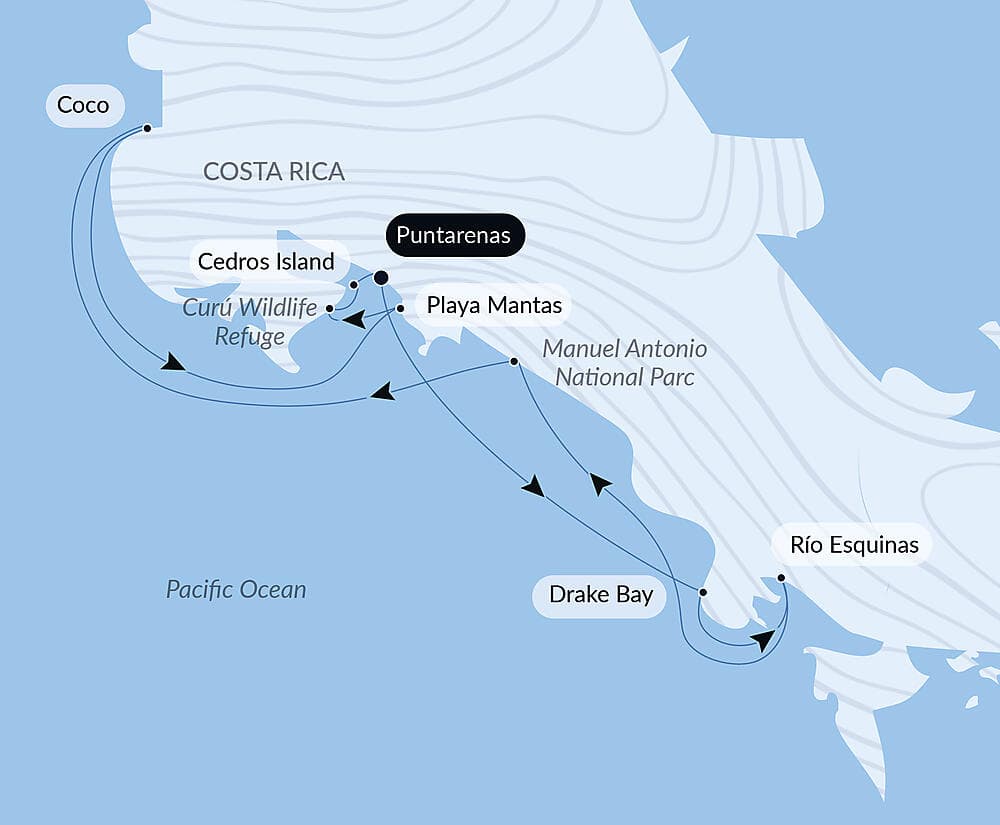 Pacific Coast of Costa Rica