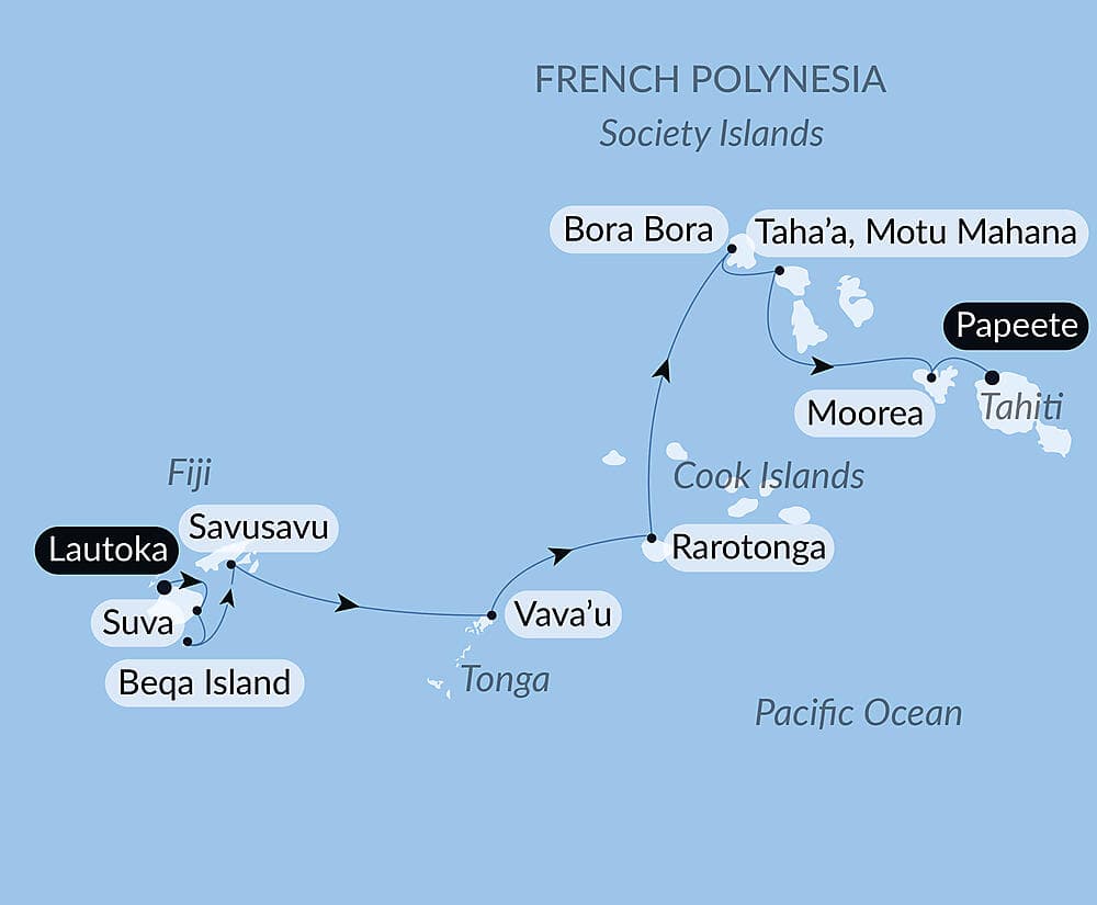 The archipelagos and ancestral cultures of the South Pacific