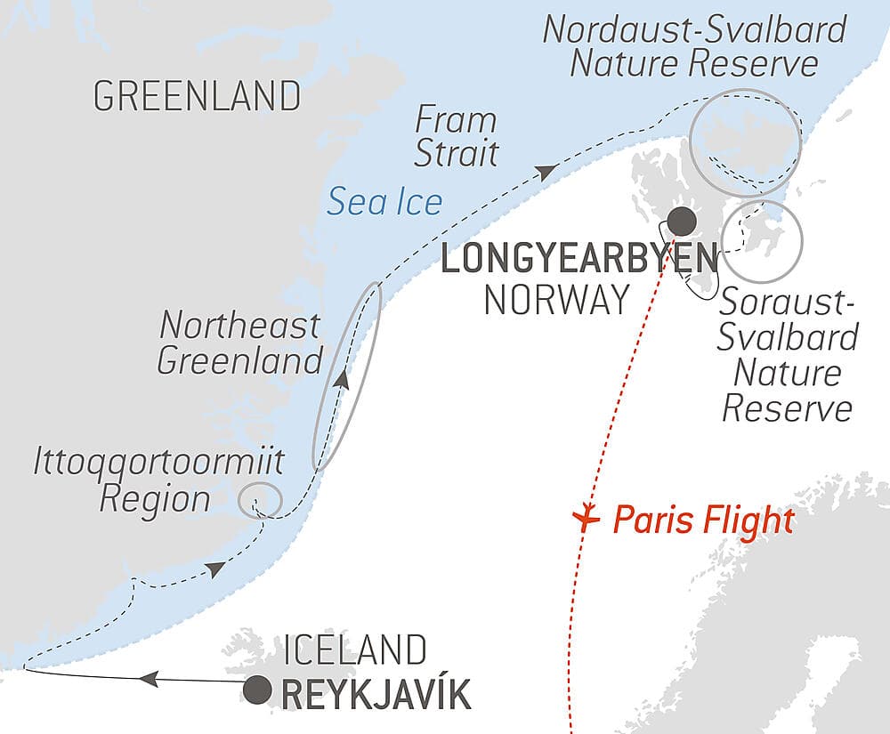 In the ice of the Arctic, from Greenland to Svalbard