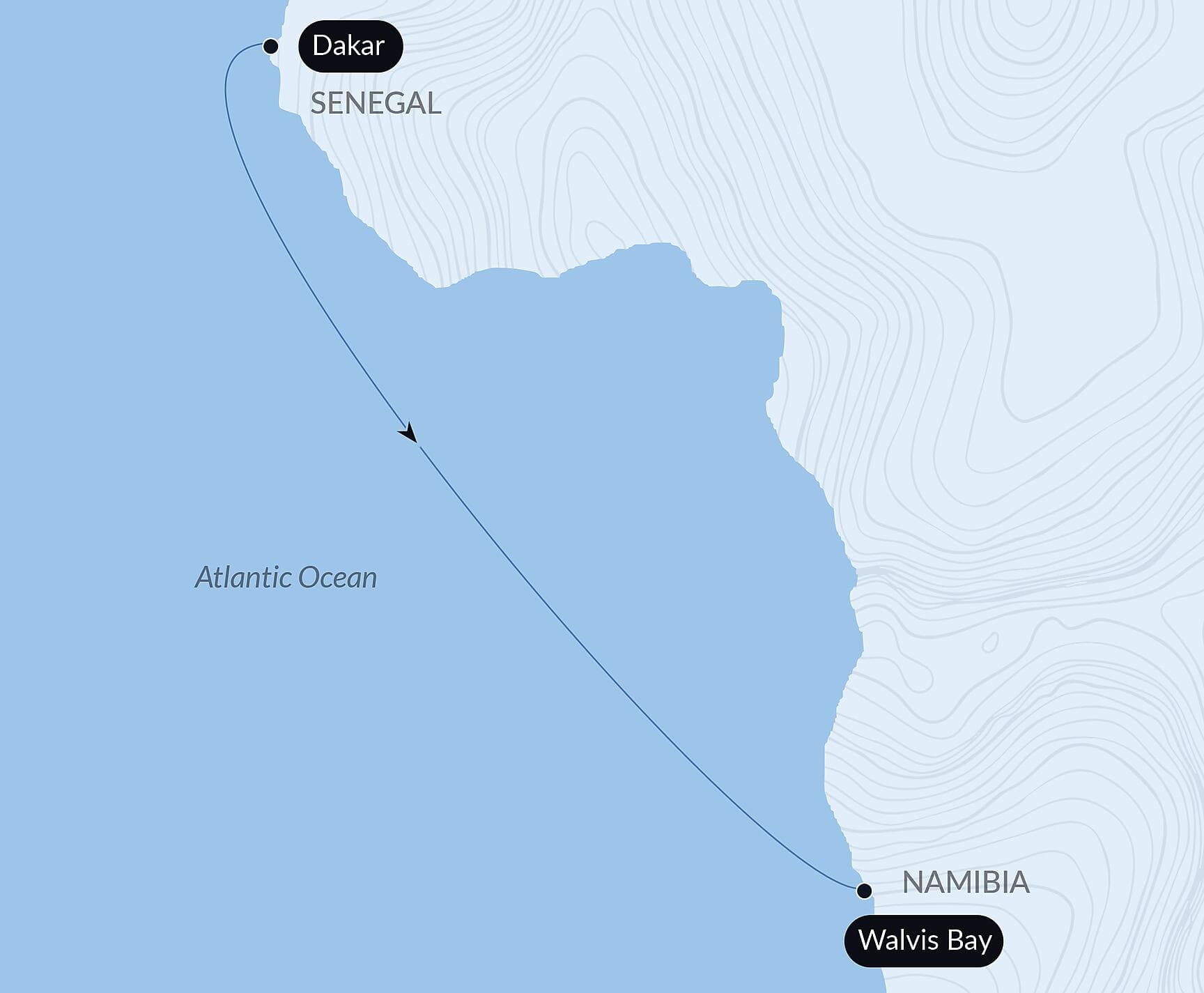 Ocean Voyage: Dakar - Walvis Bay
