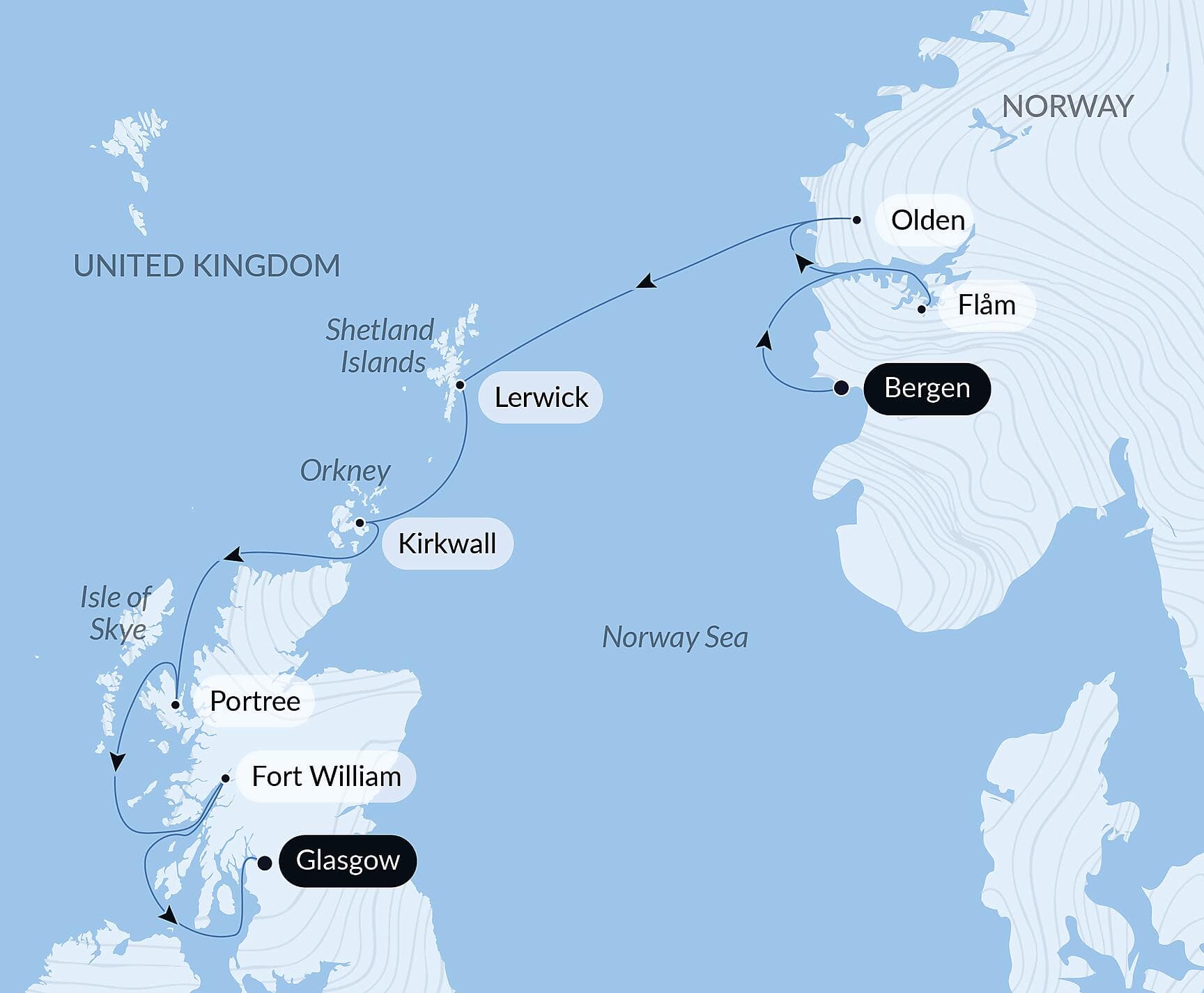 Scottish Isles and Norwegian Fjords Voyage – with Smithsonian Journeys